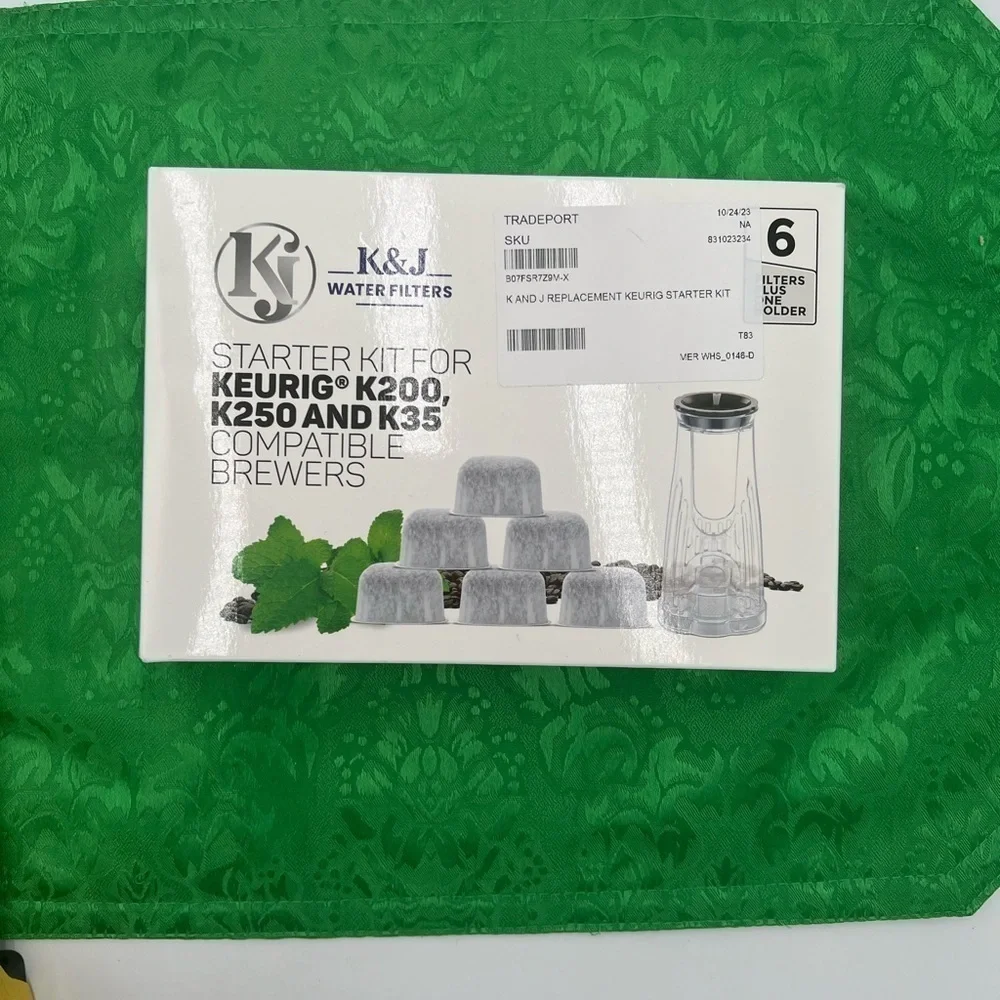 K&J Starter Kit For Keurig 2.0 K200, K250, K35, K-Duo Plus K-Compact Coffee NWT